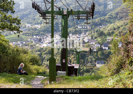 Moseldalen, vallée de la Moselle, Cochem (Allemagne) Banque D'Images