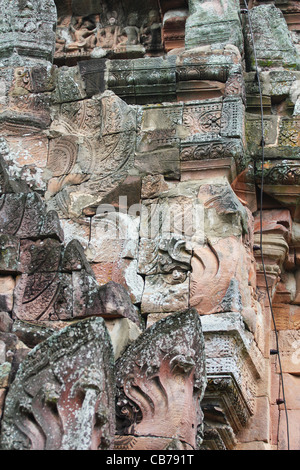 Phanomrung ancien temple cambodgien sur la Thaïlande, la frontière cambodgienne. Banque D'Images