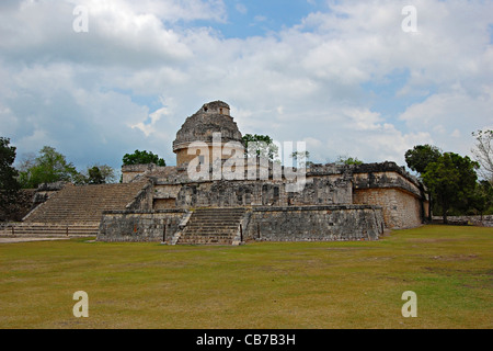 El Caracol, Chichen Itza, Mexique Banque D'Images