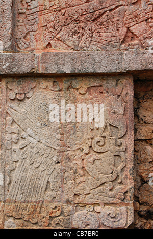 Détail ruine, Chichen Itza, Mexique Banque D'Images