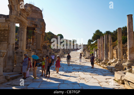 Temple d'Hadrien. Ruines d'Ephèse. La province d'Izmir. L'Anatolie, Turquie Banque D'Images