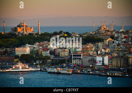 Corne d'or. Istanbul, Turquie. Banque D'Images