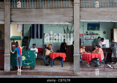 Scène de rue, La Havane (La Habana, Cuba) Banque D'Images