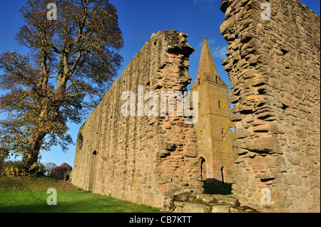 Abbaye de Restenneth, près de Forfar, Angus, Scotland, UK Banque D'Images