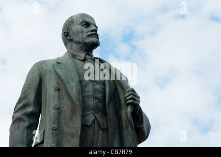 Statue de Lénine à Yalta, Crimée, Ukraine. Banque D'Images