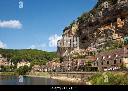 Dordogne - La Roque Gageac, dordogne, Périgord Noir, France, Europe Banque D'Images