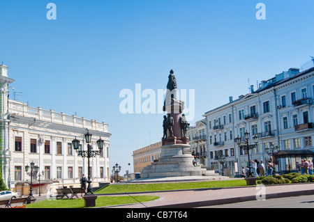 Monument à la grande Catherine express russe à Odessa en Ukraine. Banque D'Images