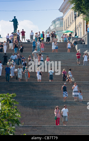 Étapes de Potemkine, Odessa, Ukraine. Banque D'Images