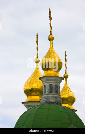 Cathédrale de la Dormition, Laure de Pechersk de Kiev, UNESCO World Heritage Site, Kiev, Ukraine Banque D'Images