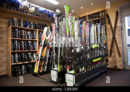 Service de location de skis à Prague le 23 novembre 2011. (CTK Photo/Martin Sterba) Banque D'Images