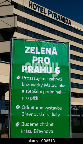 Prague, Ariane, hôtel Pyramida, bâtiment (CTK Photo/Marketa Hofmanova) Banque D'Images