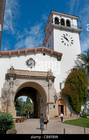 Palais de Santa Barbara California United States Banque D'Images