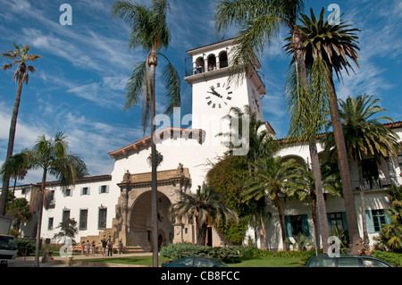 Palais de Santa Barbara California United States Banque D'Images