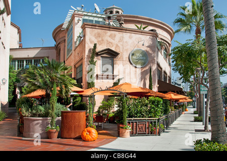 Via Alloro Il Fornacio Bar Restaurant Italien Rodeo Drive Beverly Hills Los Angeles California United States Banque D'Images