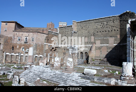 Restes du Temple de Mars Ultor Banque D'Images
