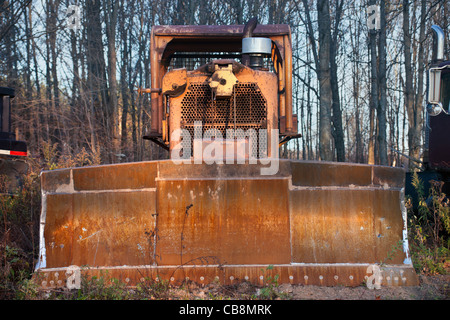 Bulldozer vieux Banque D'Images