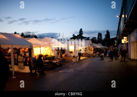 L'hiver juste au Royal Welsh Showground, Builth Wells, Powys Pays de Galles UK Banque D'Images