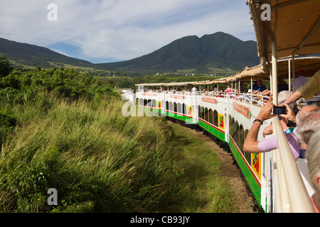 St Kitts Scenic Railway Banque D'Images