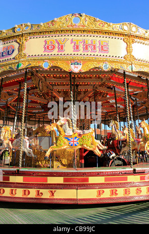 Carousel au Hampton Court Palace, Molesey Surrey England UK Banque D'Images