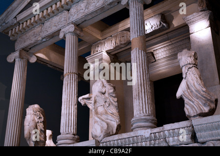 La Néréide Monument, British Museum, Londres, Royaume-Uni Banque D'Images