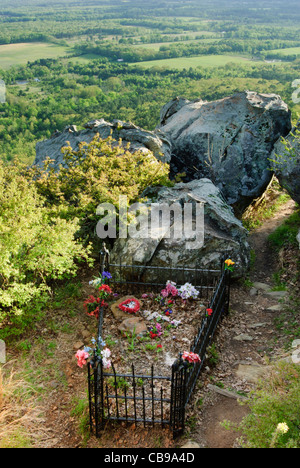 Tombe de Jean Petit à petit Jean State Park à Morrilton, Arkansas. Banque D'Images