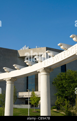 Le théâtre grec sur le campus de l'Université de l'Arkansas à Fayetteville. Banque D'Images