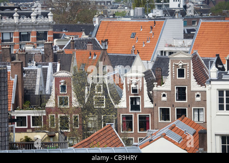 Vue depuis le Metz & Co. Metz & Co. sur le toit du grand magasin Cafe, Amsterdam, Pays-Bas Banque D'Images