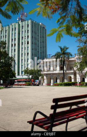 Hotel Santa Clara Balance, Parque Vidal, Santa Clara, Cuba Banque D'Images