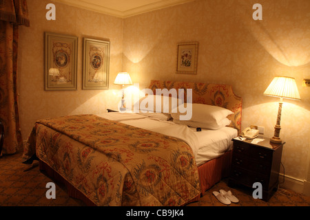 Chambre Ashford Castle, membre des Leading Hotels of the World, Cong Mayo Irlande Co. Banque D'Images