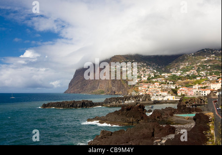 Camara de Lobos et Cabo Girao, près de Funchal, Madère Banque D'Images