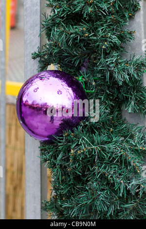 Ornement de Noël SchBauble Banque D'Images