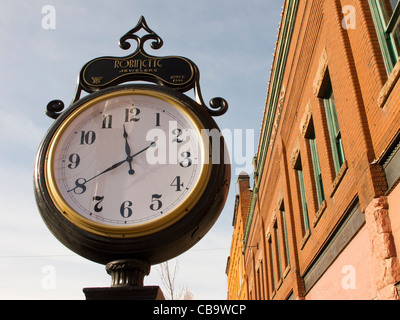 Tour de l'horloge, Seneca Falls, NY USA Banque D'Images