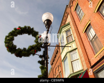 Main Street, Seneca Falls, NY USA. Banque D'Images