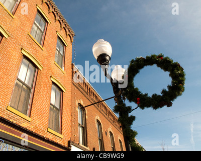 Main Street, Seneca Falls, NY USA. Banque D'Images