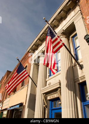 Main Street, Seneca Falls, NY USA. Banque D'Images