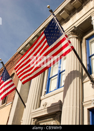 Main Street, Seneca Falls, NY USA. Banque D'Images