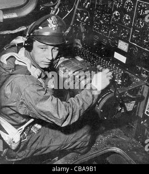 L'USAAF WW11 un équipage de l'armée de l'air de la guerre 1941-1945. Banque D'Images