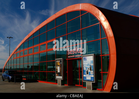 Prague, Euro Mall Center Management Å estka, centre d'affaires, hypermarché, supermarché, grand magasin, shopping (CTK Banque D'Images