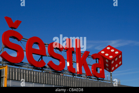 Prague, Euro Mall Center Management Å estka, centre d'affaires, hypermarché, supermarché, grand magasin, shopping (CTK Banque D'Images