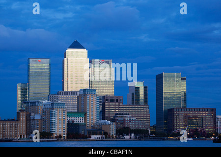 Centre financier de Canary Wharf, dans les Docklands, Londres, Angleterre, Royaume-Uni, Europe Banque D'Images