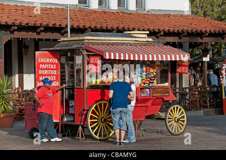Le centre-ville de El Pueblo espagnol Espagne Los Angeles California United States Banque D'Images