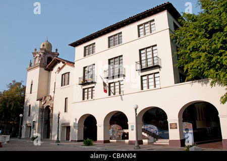 Eglesia Metodista Église La Plaza Centre-ville de El Pueblo espagnol Espagne Los Angeles California United States Banque D'Images