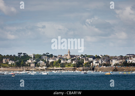 La ville de Dinard, Bretagne, France Banque D'Images