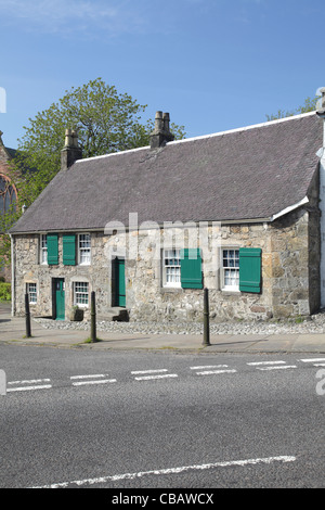 Cottage de tisserand géré par le National Trust for Scotland, The Cross, Kilbarchan, Renfrewshire, Écosse, ROYAUME-UNI Banque D'Images