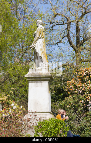 Statue de Lord Palmerston, Palmerston Park, Southampton, Hampshire, England, UK Banque D'Images