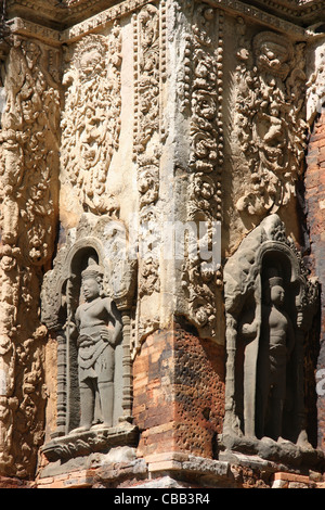Temple de Preah Ko près de Siem Reap, Cambodge Banque D'Images