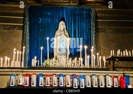 La vierge Marie Magdaleine Madeleine Church Paris France Banque D'Images