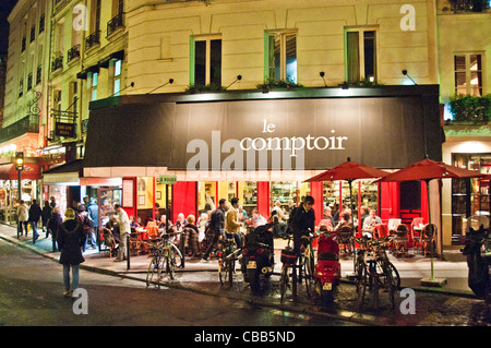 Paris France café-restaurant en plein air Banque D'Images