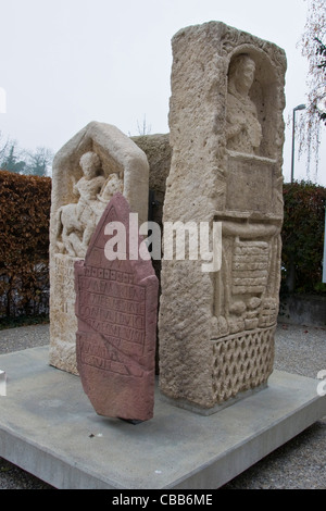 Sculpture, site archéologique, Augusta Raurica, Zürich, Suisse Banque D'Images