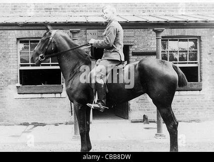 Un pré WW1 trooper cavalerie britannique Banque D'Images